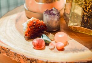 healing crystals in blog by erin moore centered one about self-help