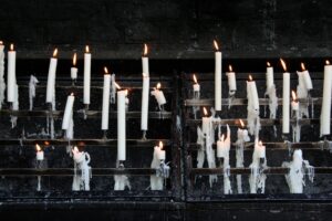 Creepy candles in an article on Centered One about a recurring dream about a narcissist.