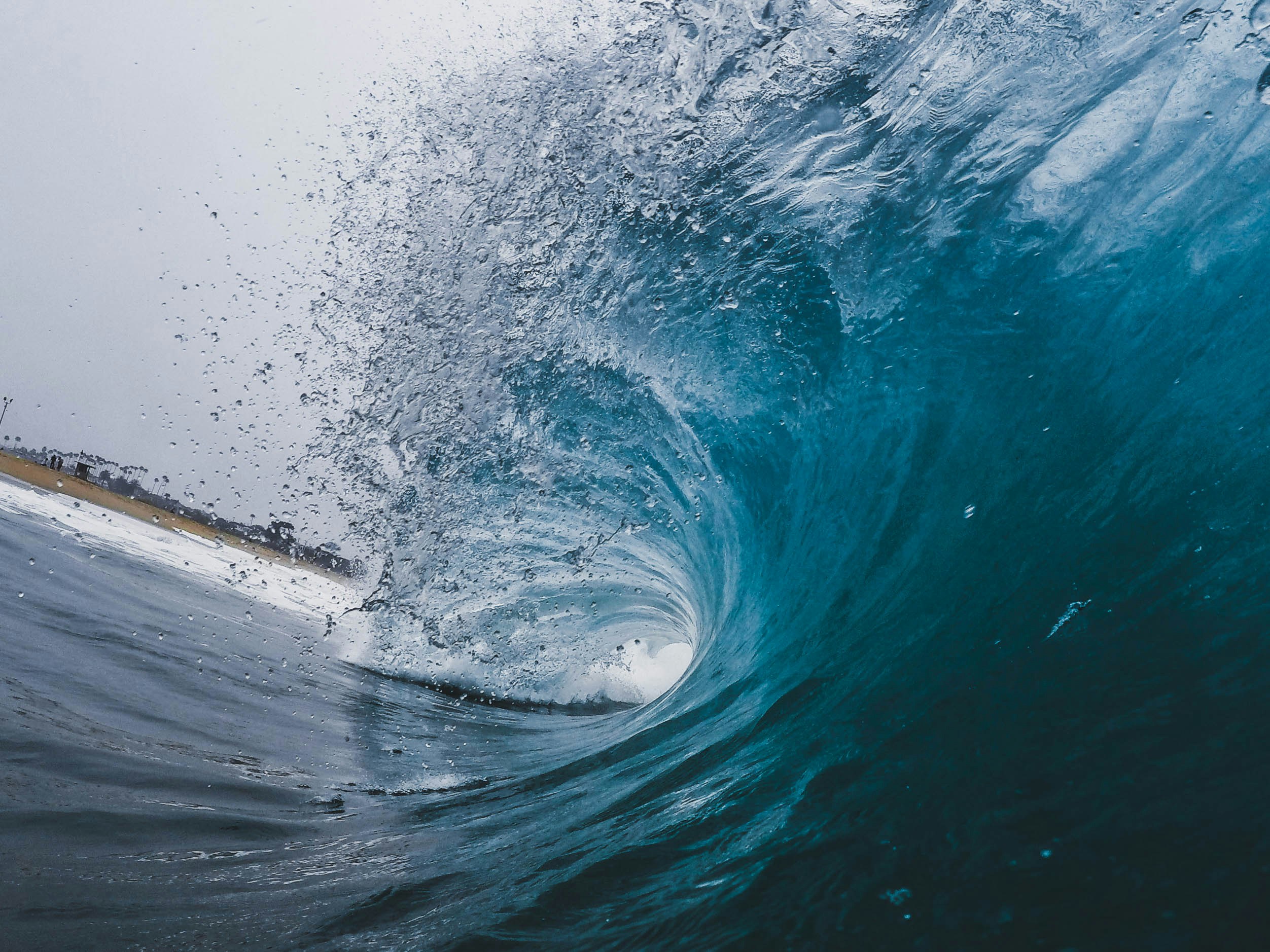 ocean wave in blog about why grief comes in waves by erin moore centered one